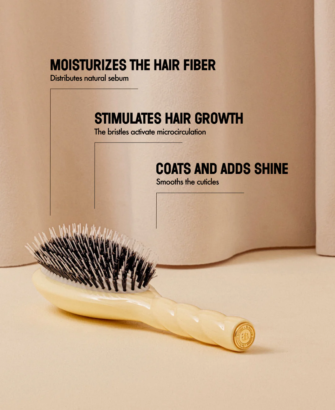 N.02 La Brosse Démêlante & Soin l'Indispensable Ivoire Cair - Image 13