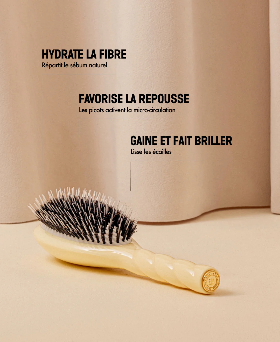 N.02 La Brosse Démêlante & Soin l'Indispensable Ivoire Cair - Image 15