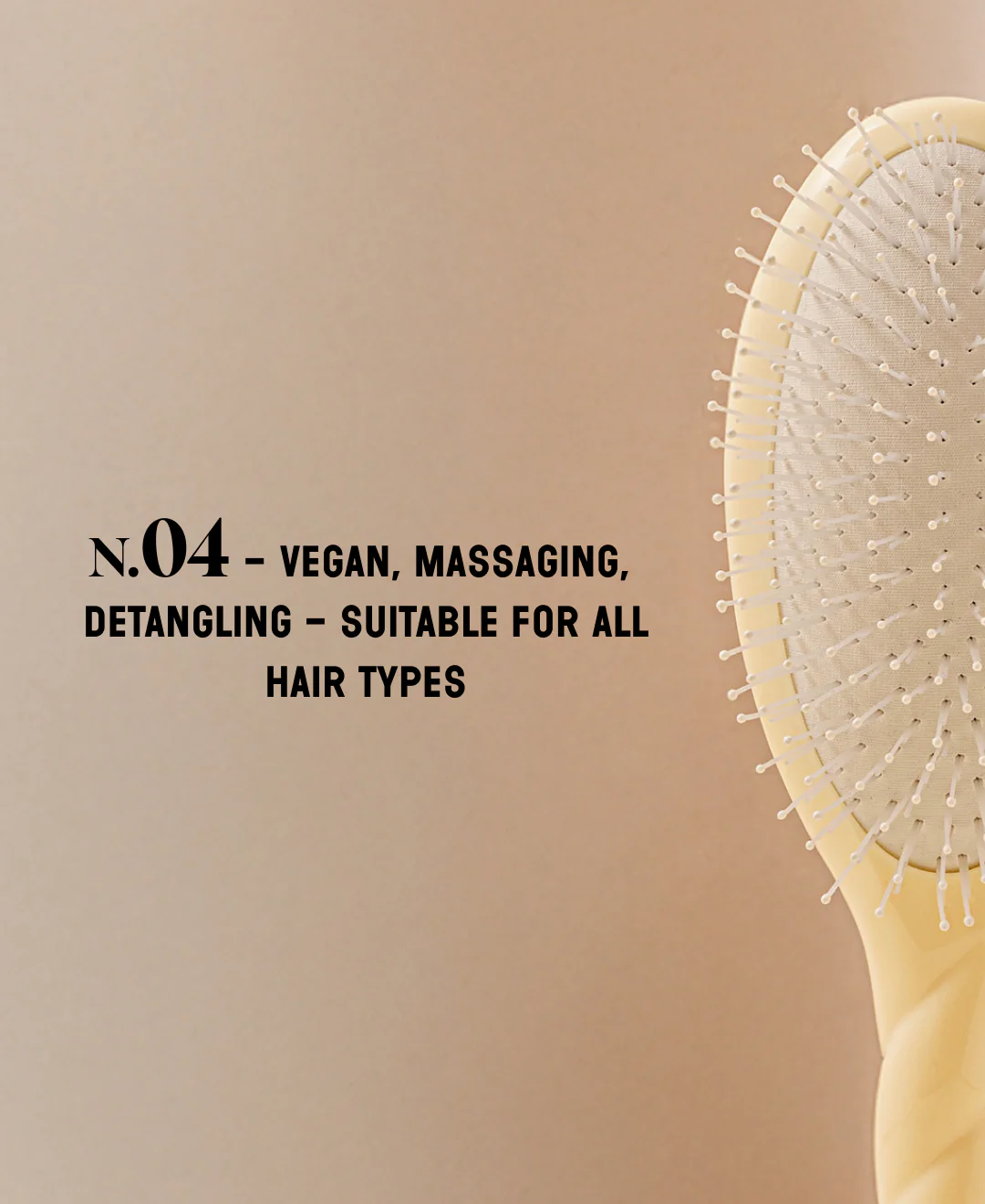 N.04 La Brosse Démêlante & Massante La Miracle Ivoire Cair - Image 7