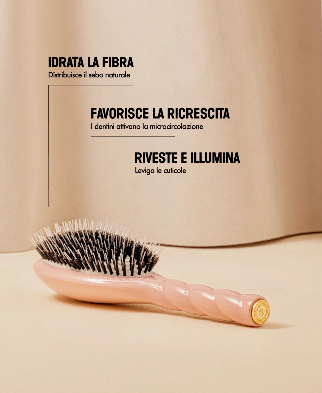 N.02 La Brosse Démêlante & Soin l'Indispensable Rose Poudré - Image 15
