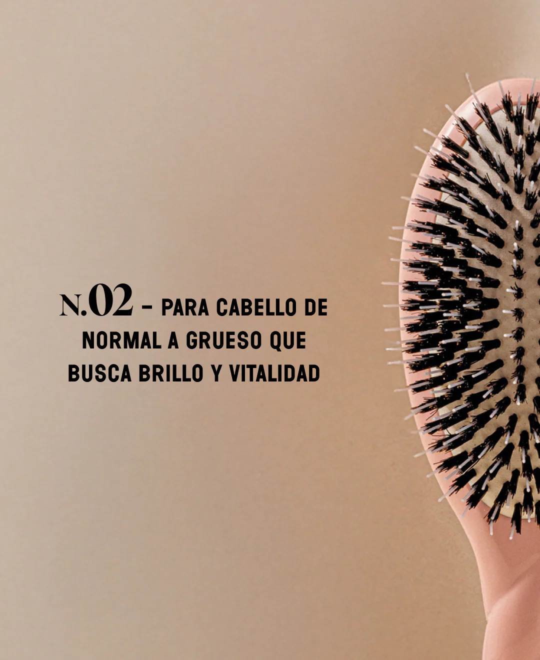 N.02 La Brosse Démêlante & Soin l'Indispensable Rose Poudré - Image 8