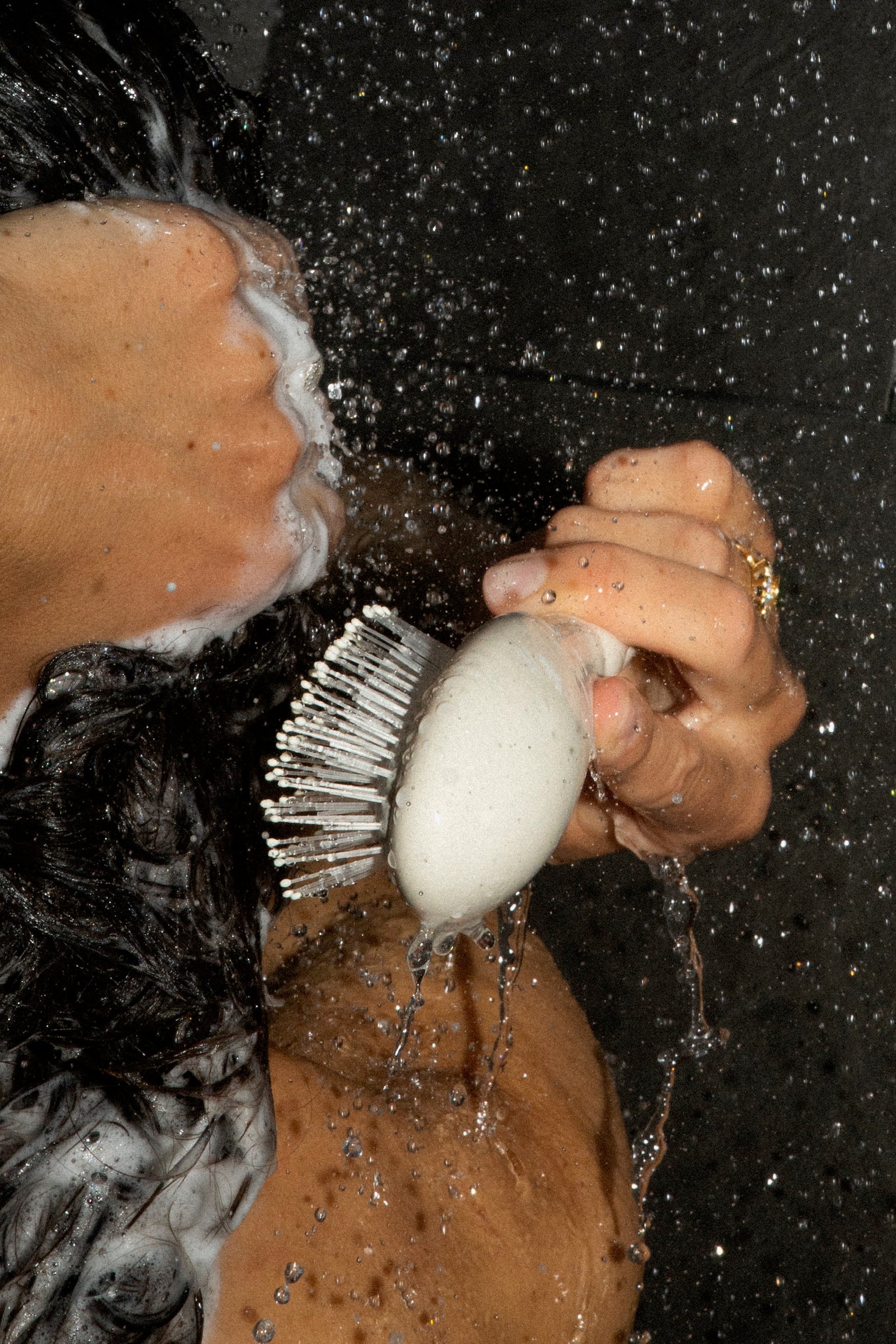 N.04 La Petite Brosse Démêlante & Massante La Miracle Blanc Crème - Image 7