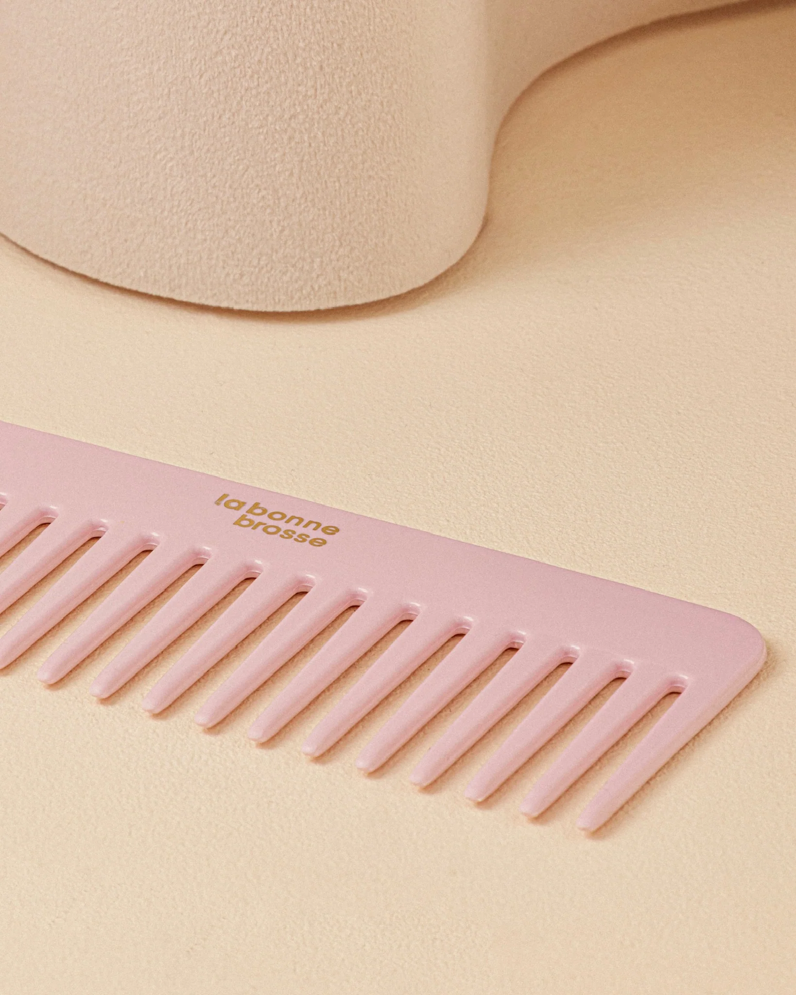 Le Peigne Large Démêlant en Acétate Rose lilas - Image 3