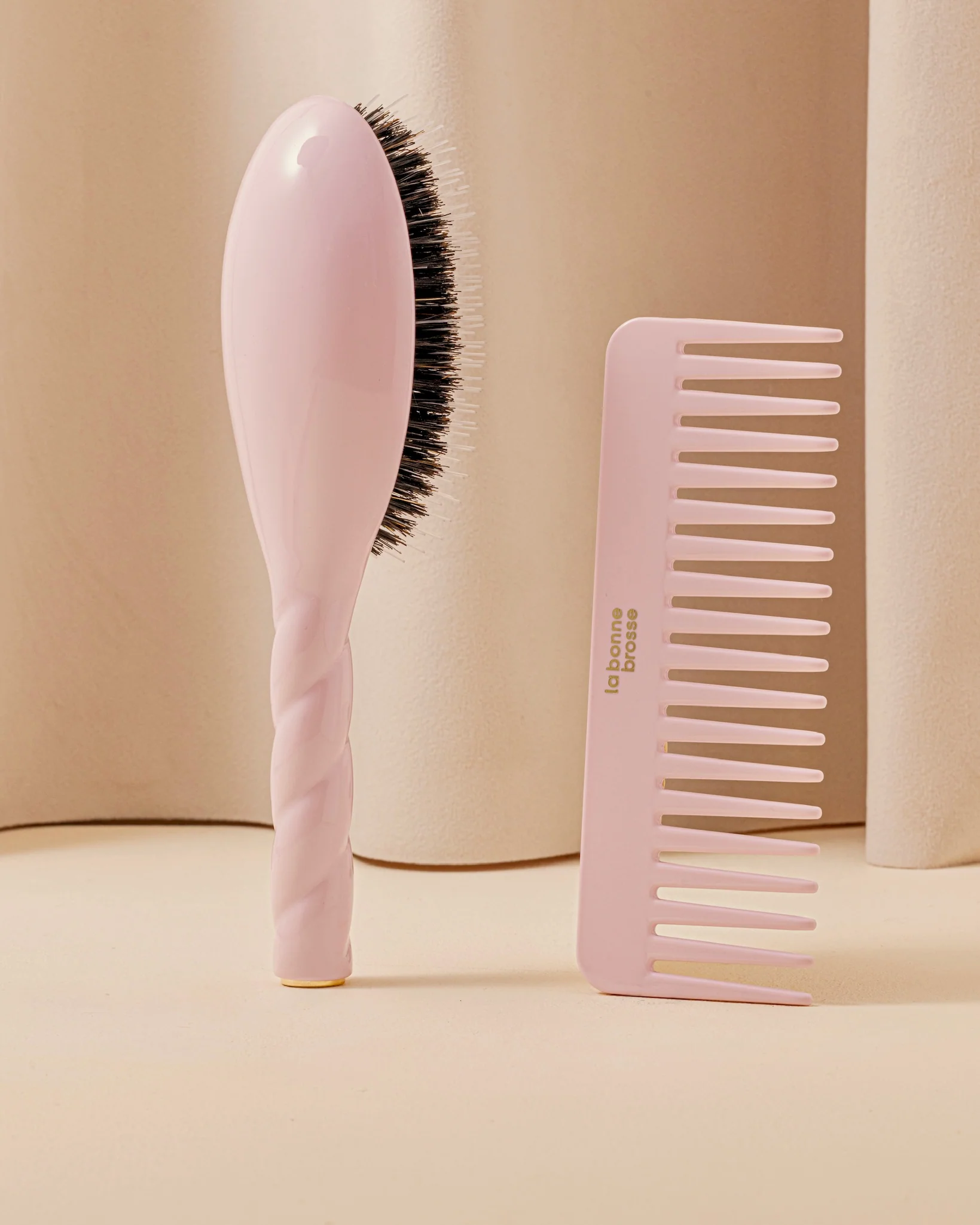 Le Peigne Large Démêlant en Acétate Rose lilas - Image 4