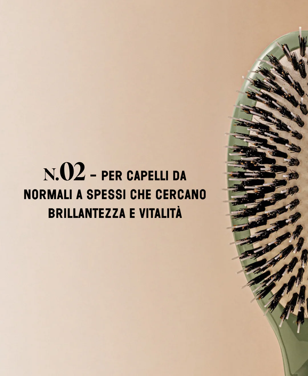 N.02 La Brosse Démêlante & Soin l'Indispensable Vert Amande - Image 10