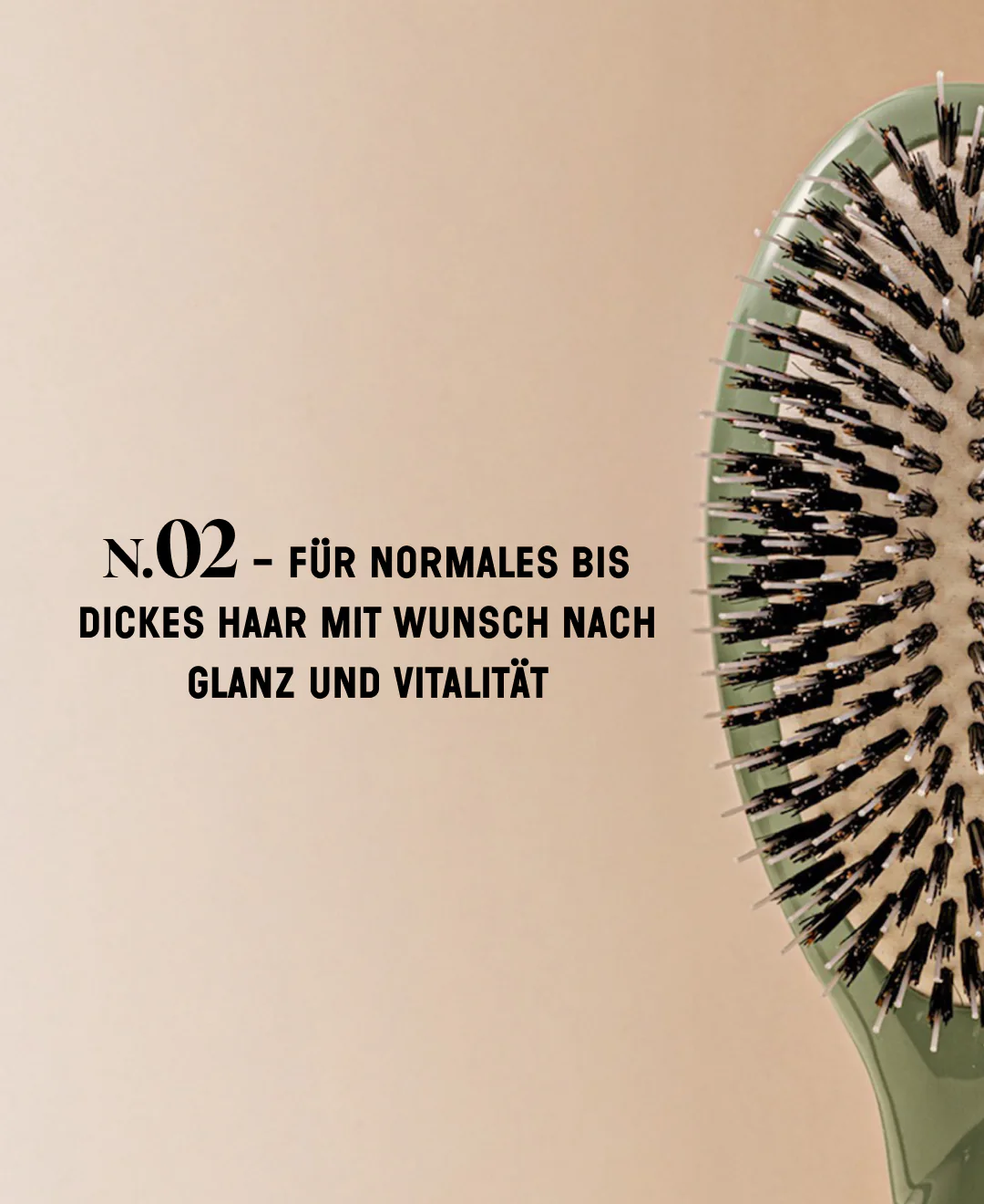 N.02 La Brosse Démêlante & Soin l'Indispensable Vert Amande - Image 6