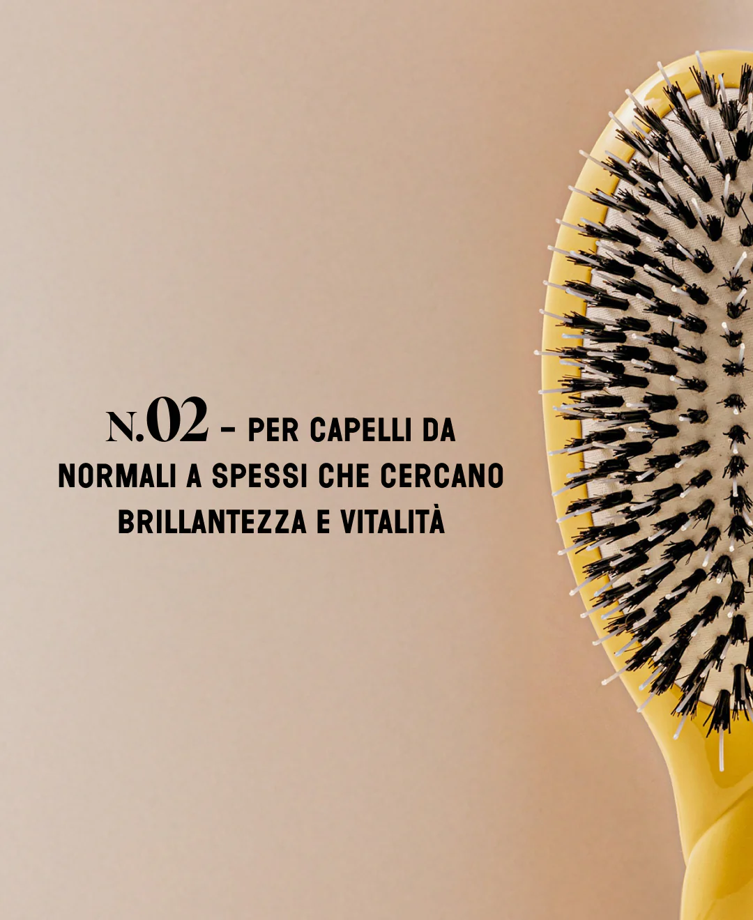 N.02 La Brosse Démêlante & Soin l'Indispensable Jaune Safran - Image 11