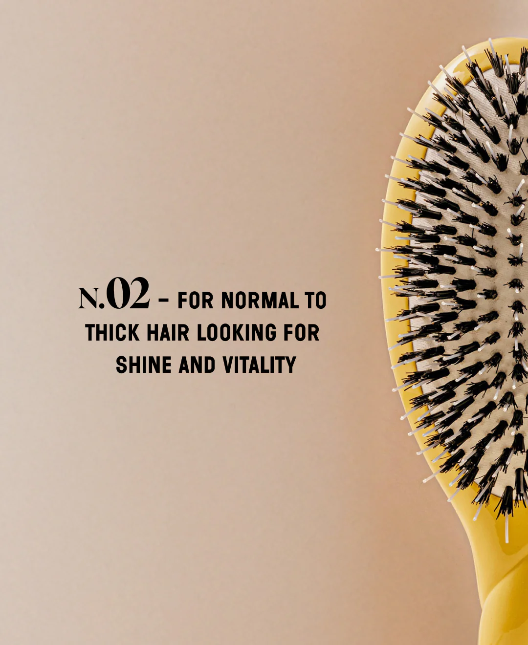 N.02 La Brosse Démêlante & Soin l'Indispensable Jaune Safran - Image 8