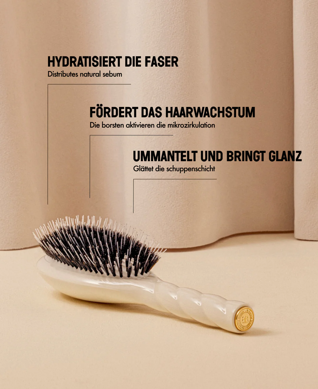 N.02 La Brosse Démêlante & Soin l'Indispensable Blanc Crème - Image 14