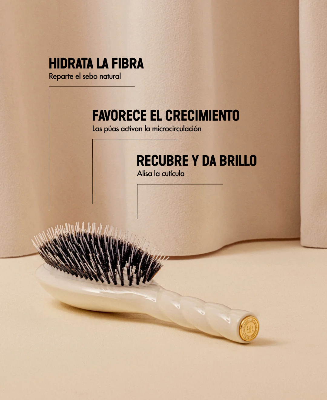 N.02 La Brosse Démêlante & Soin l'Indispensable Blanc Crème - Image 15