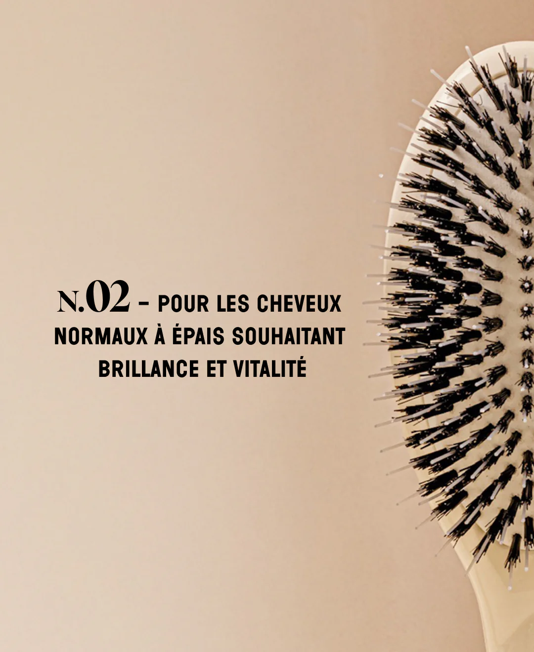 N.02 La Brosse Démêlante & Soin l'Indispensable Blanc Crème - Image 7