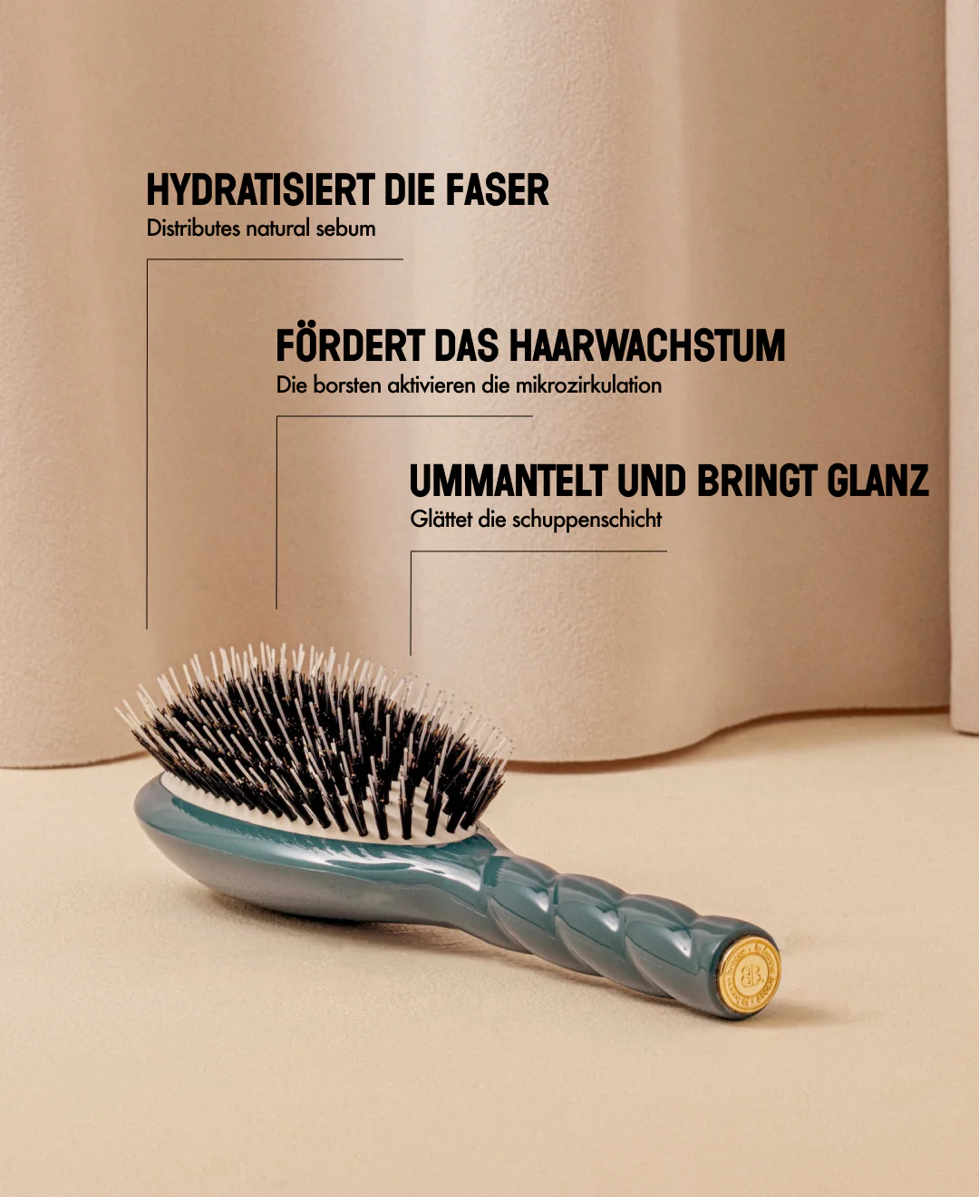 N.02 La Brosse Démêlante & Soin l'Indispensable Bleu Encre - Image 12