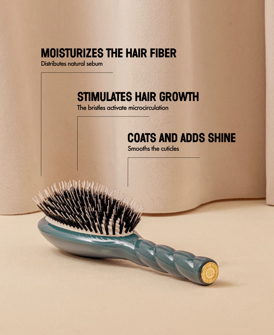 N.02 La Brosse Démêlante & Soin l'Indispensable Bleu Encre - Image 13