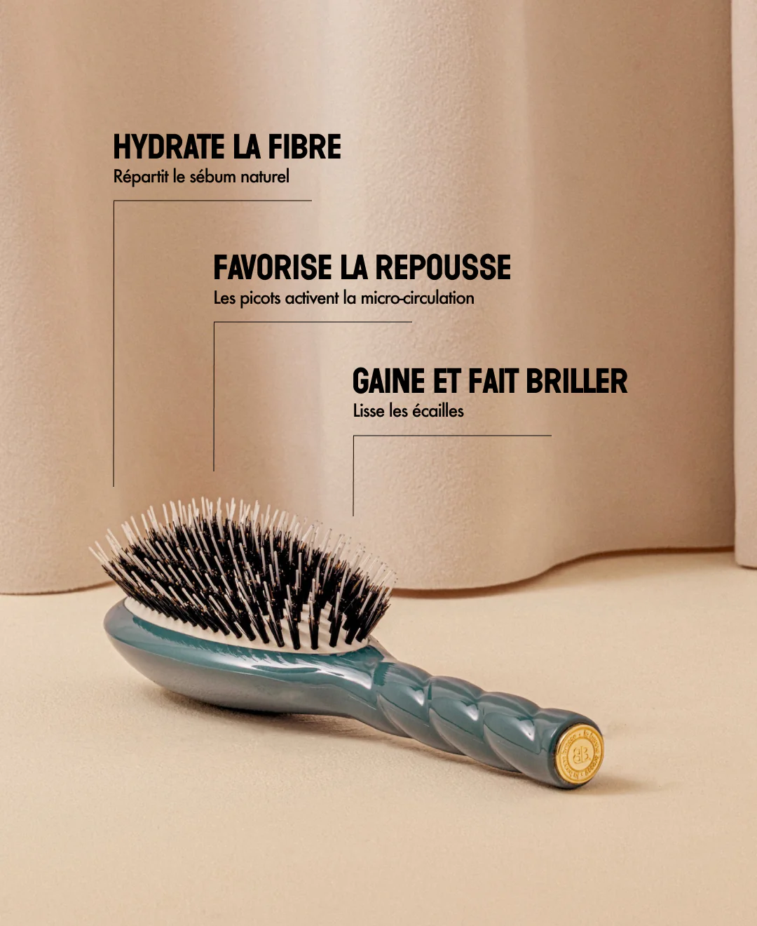 N.02 La Brosse Démêlante & Soin l'Indispensable Bleu Encre - Image 15