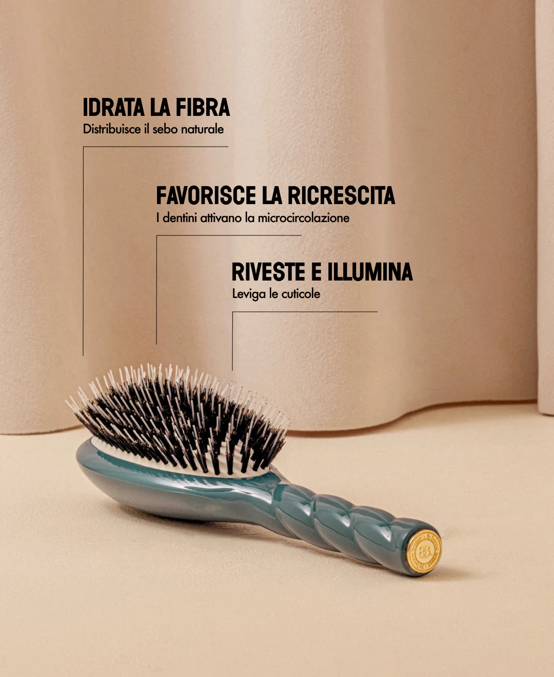 N.02 La Brosse Démêlante & Soin l'Indispensable Bleu Encre - Image 16