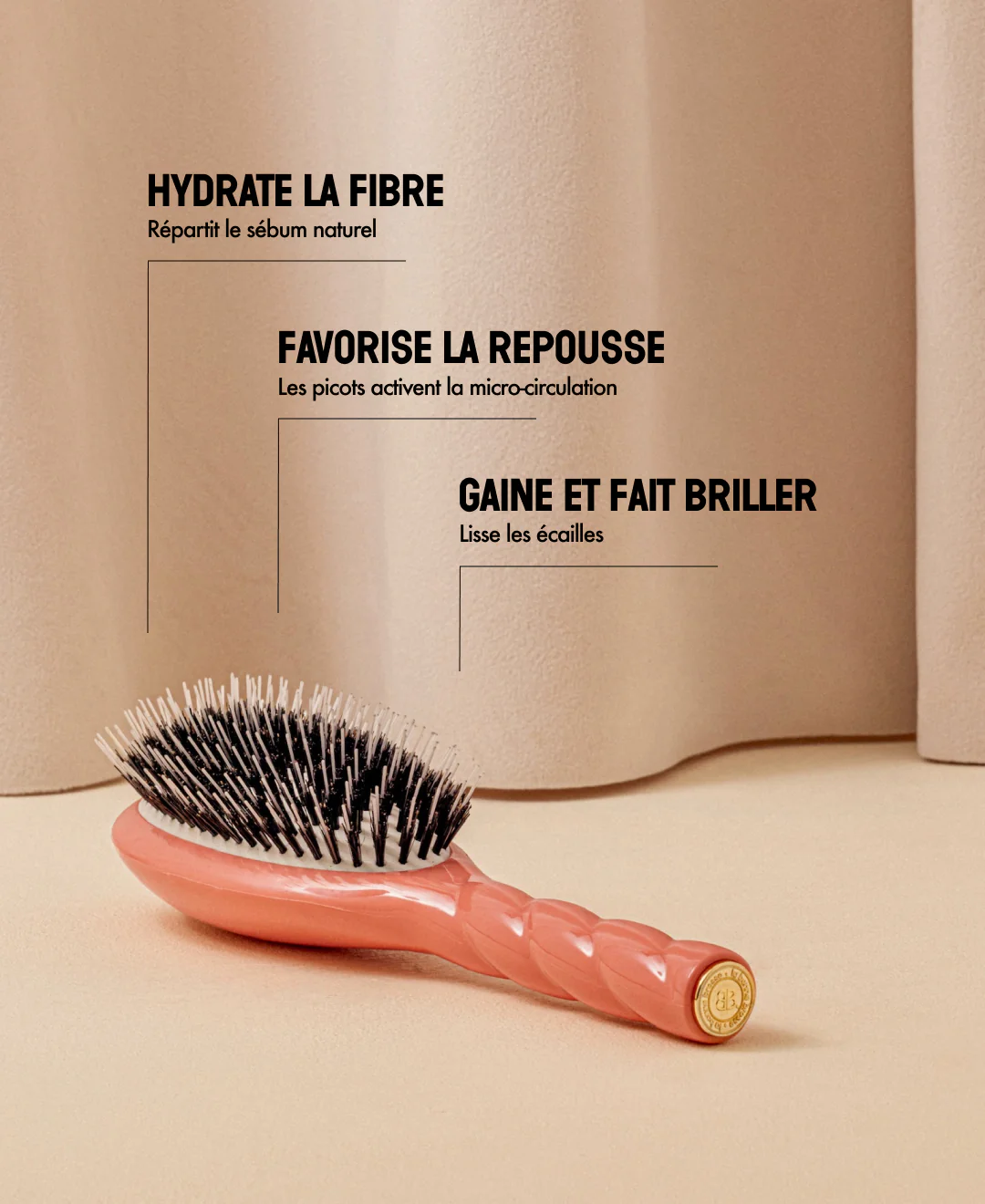 N.02 La Brosse Démêlante & Soin l'Indispensable Corail - Image 15