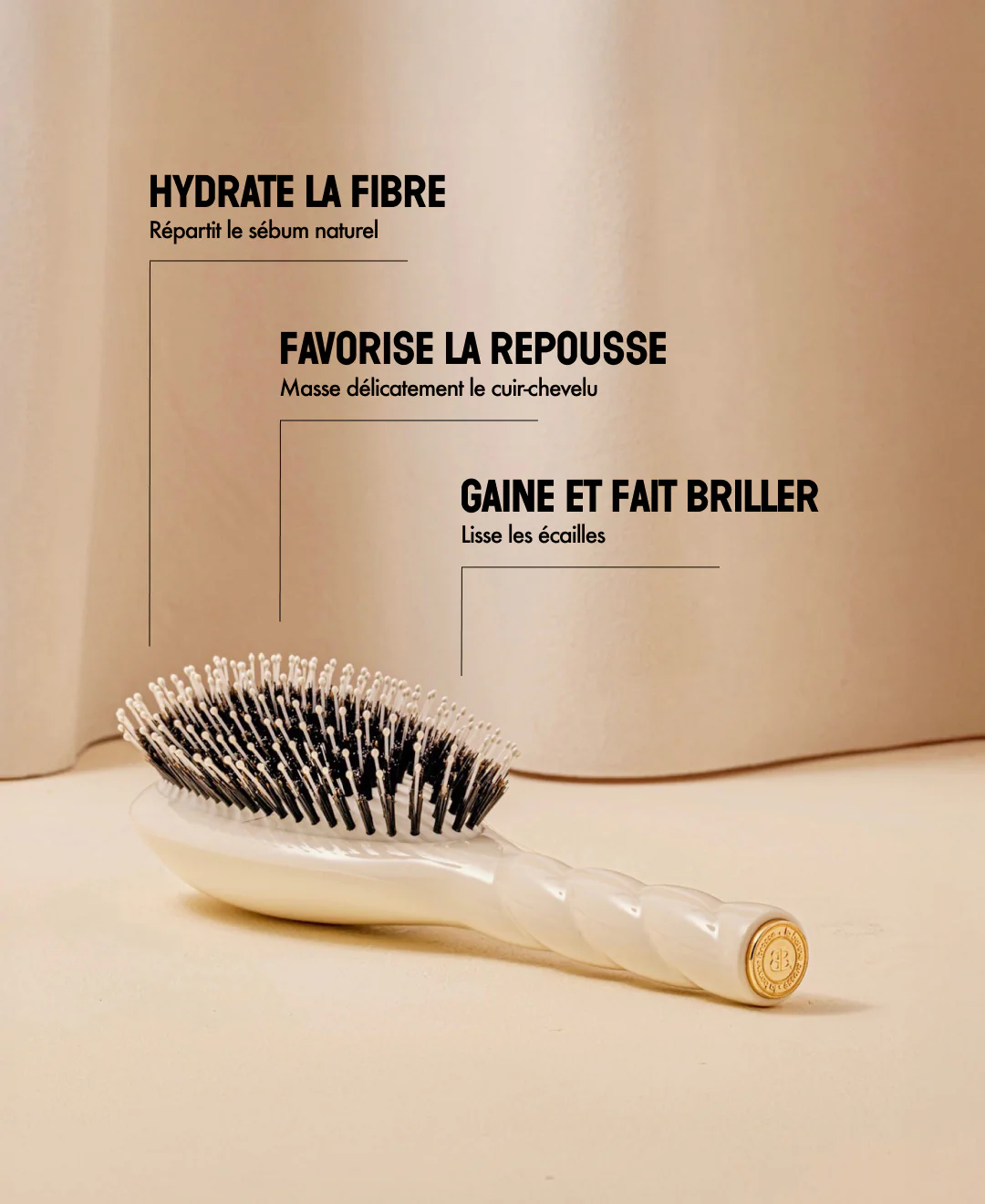 N.03 La Brosse Cuir Chevelu Sensible l'Indispensable Douceur Blanc Crème - Image 13