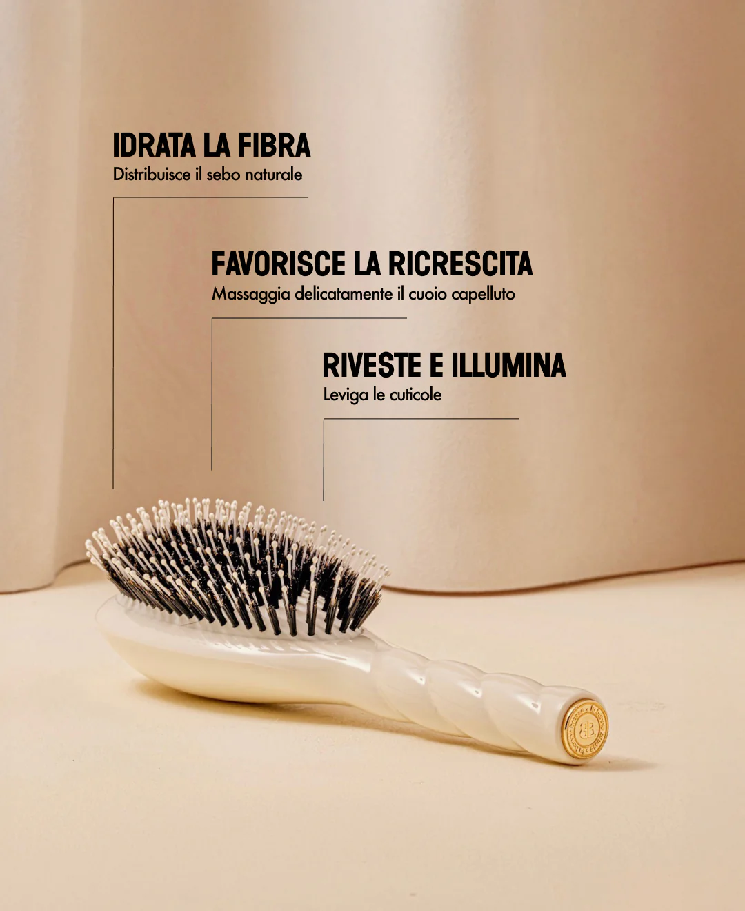 N.03 La Brosse Cuir Chevelu Sensible l'Indispensable Douceur Blanc Crème - Image 16