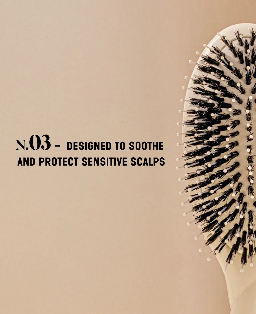 N.03 La Brosse Cuir Chevelu Sensible l'Indispensable Douceur Blanc Crème - Image 8