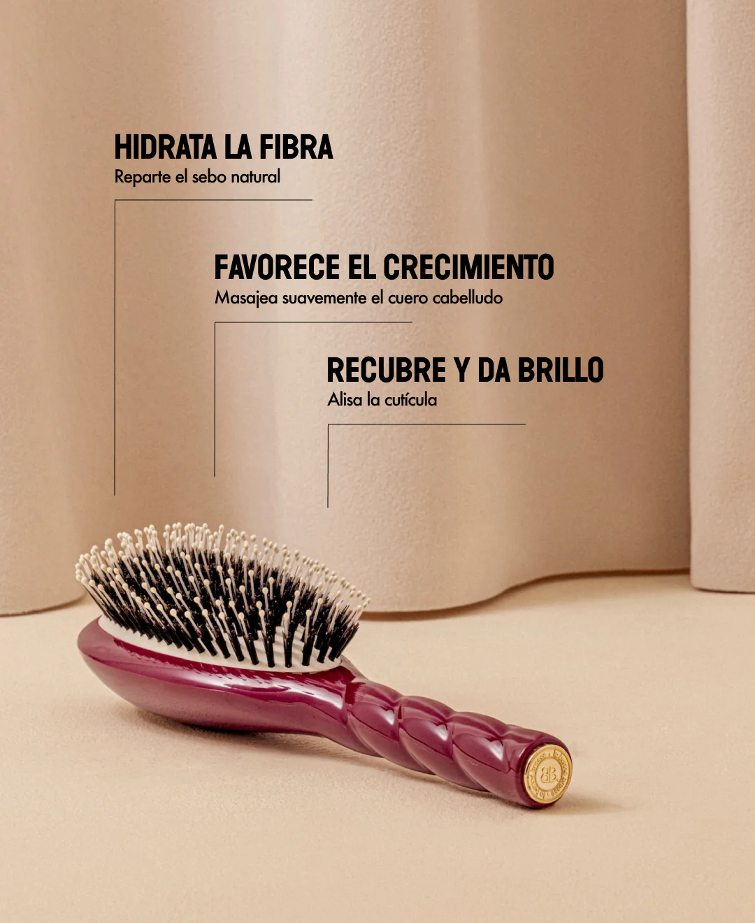 N.03 La Brosse Cuir Chevelu Sensible l'Indispensable Douceur Rouge Cerise - Image 14