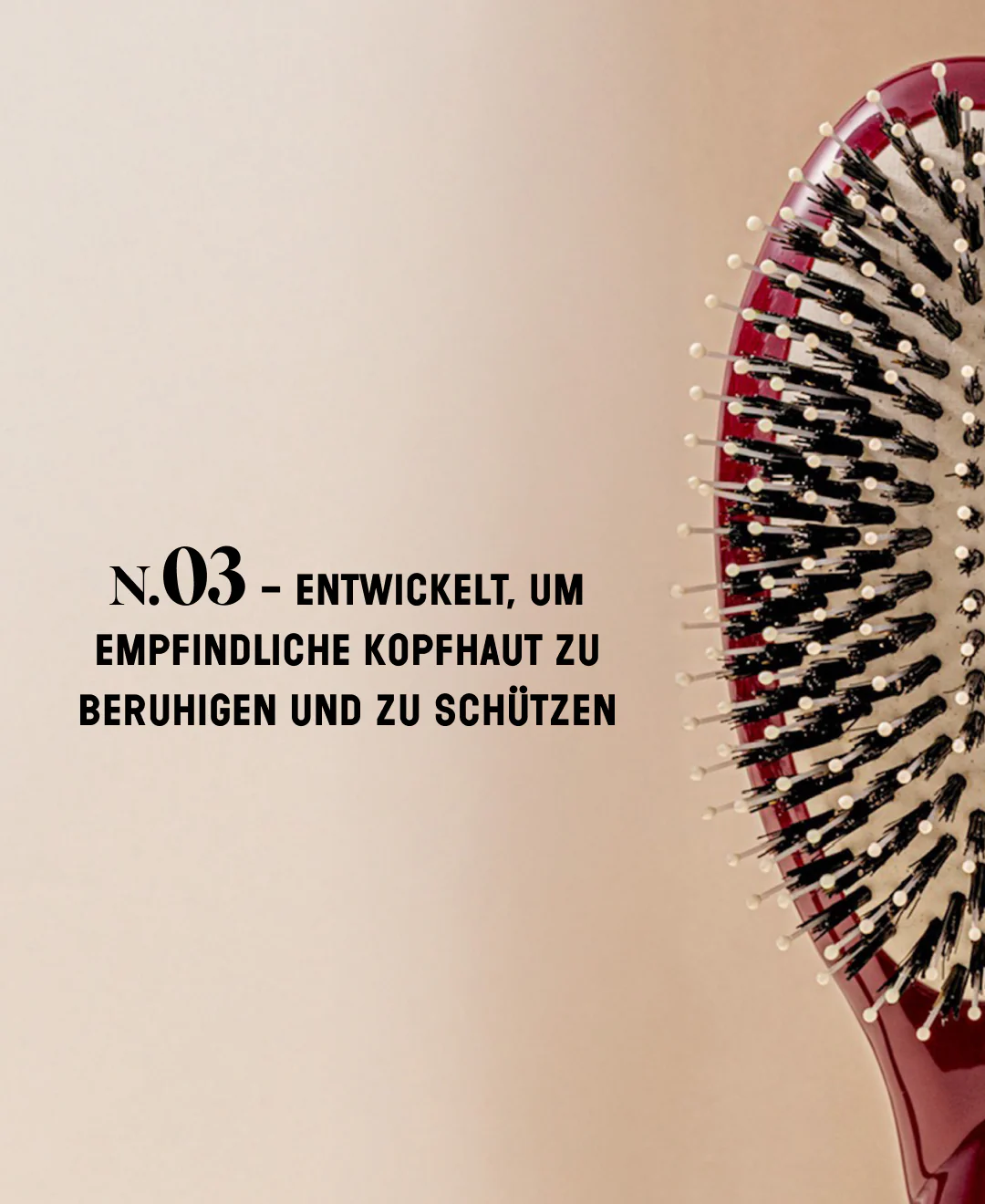 N.03 La Brosse Cuir Chevelu Sensible l'Indispensable Douceur Rouge Cerise - Image 7