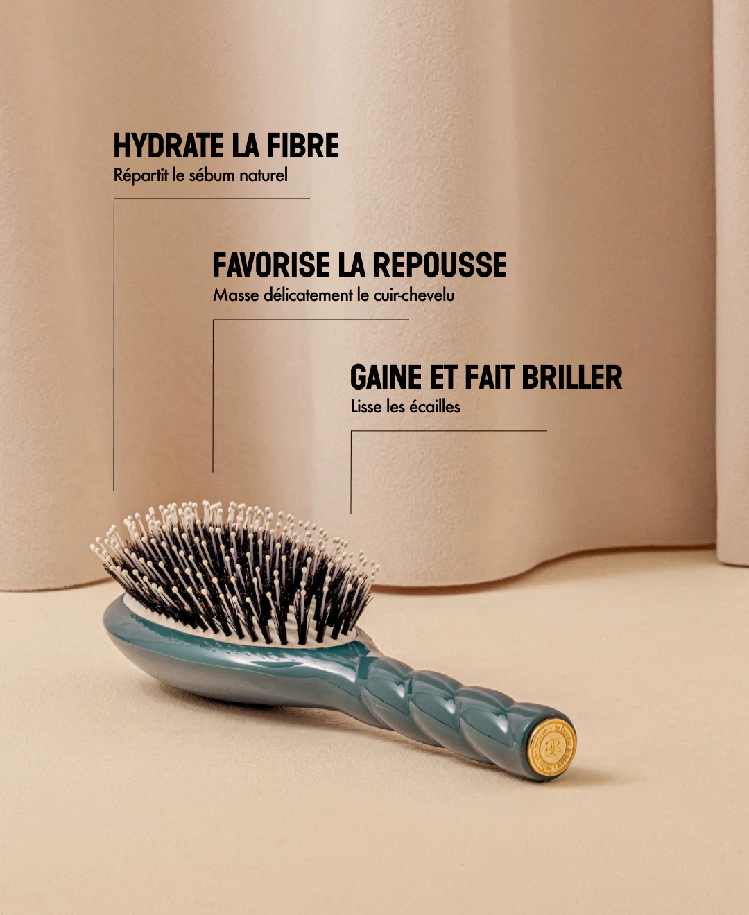 N.03 La Brosse Cuir Chevelu Sensible l'Indispensable Douceur Bleu Encre - Image 15