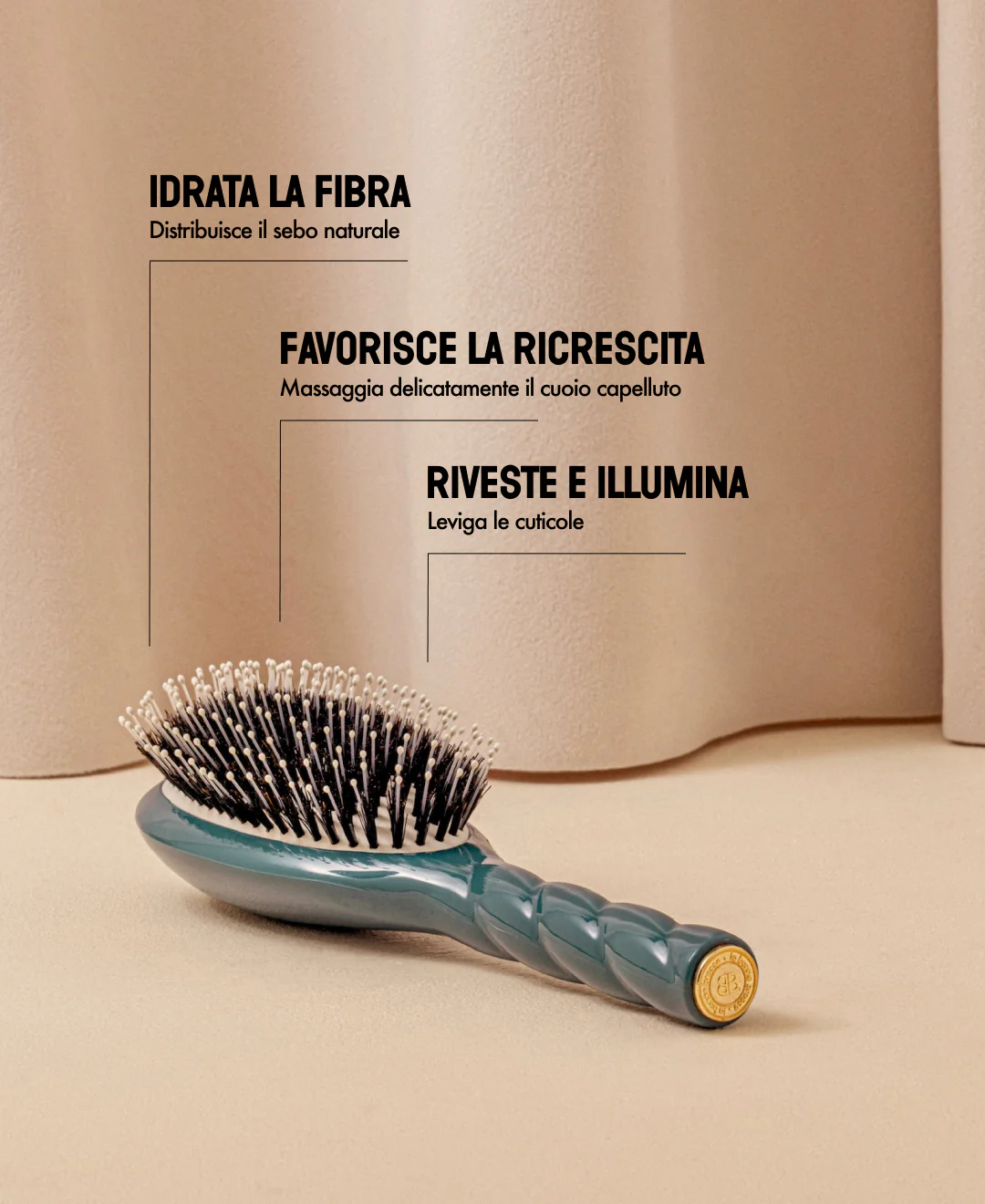 N.03 La Brosse Cuir Chevelu Sensible l'Indispensable Douceur Bleu Encre - Image 16