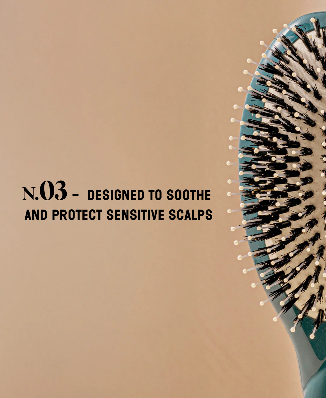 N.03 La Brosse Cuir Chevelu Sensible l'Indispensable Douceur Bleu Encre - Image 8