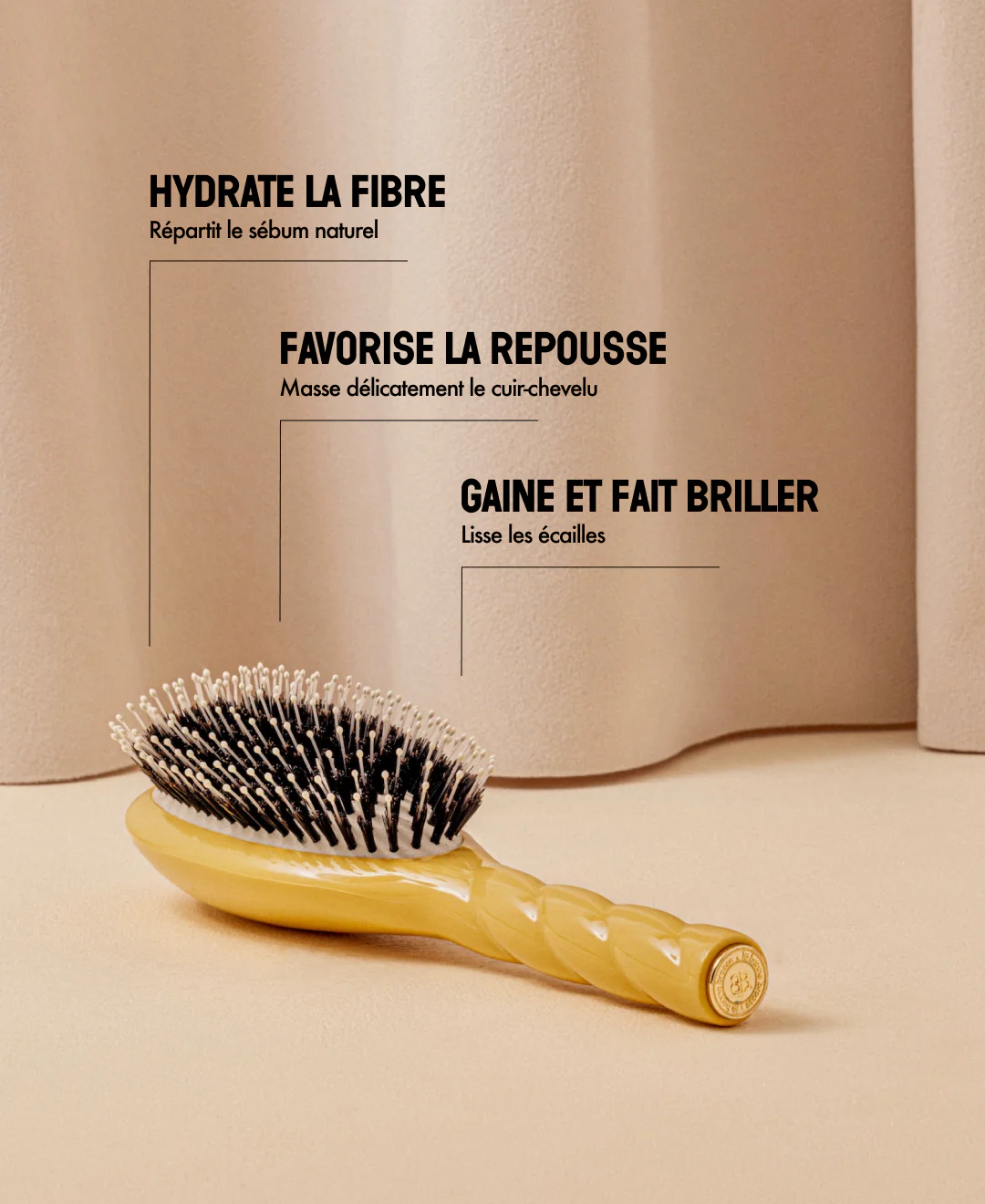 N.03 La Brosse Cuir Chevelu Sensible l'Indispensable Douceur Jaune Safran - Image 16