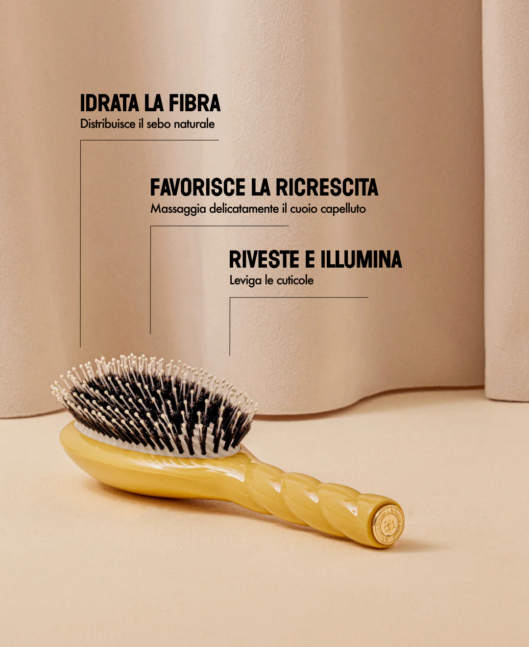 N.03 La Brosse Cuir Chevelu Sensible l'Indispensable Douceur Jaune Safran - Image 17