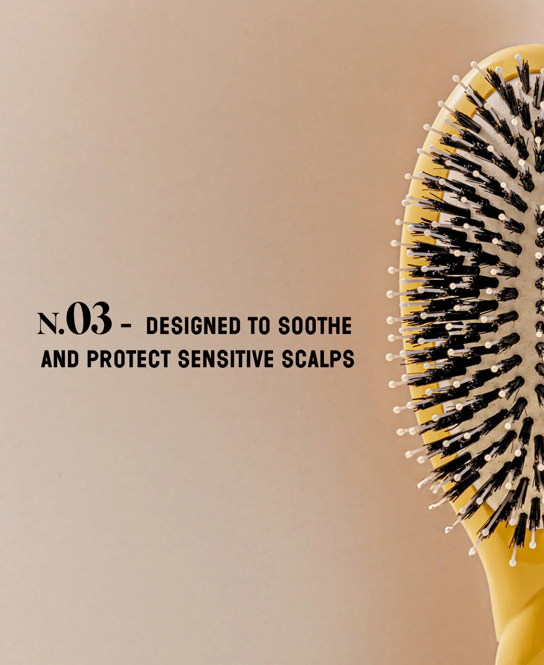 N.03 La Brosse Cuir Chevelu Sensible l'Indispensable Douceur Jaune Safran - Image 9