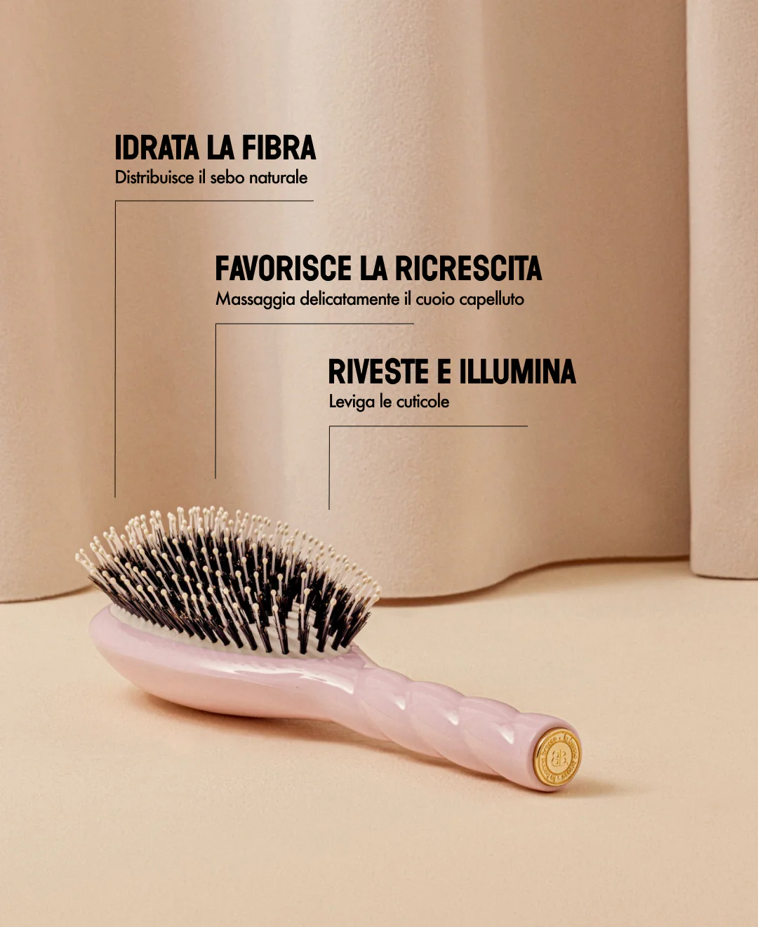 N.03 La Brosse Cuir Chevelu Sensible l'Indispensable Douceur Rose Lilas - Image 16