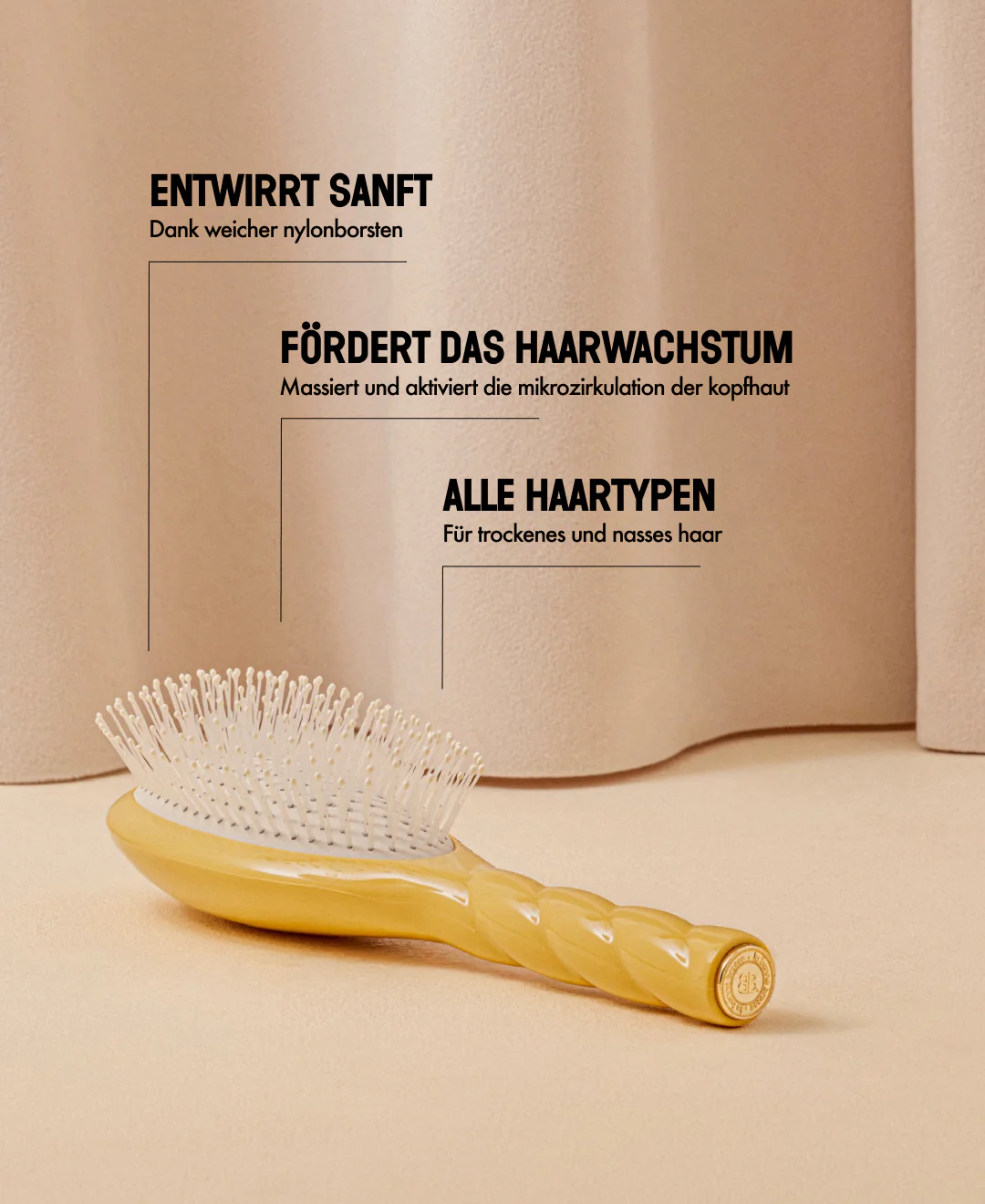 N.04 La Brosse Démêlante & Massante La Miracle Jaune Safran - Image 12