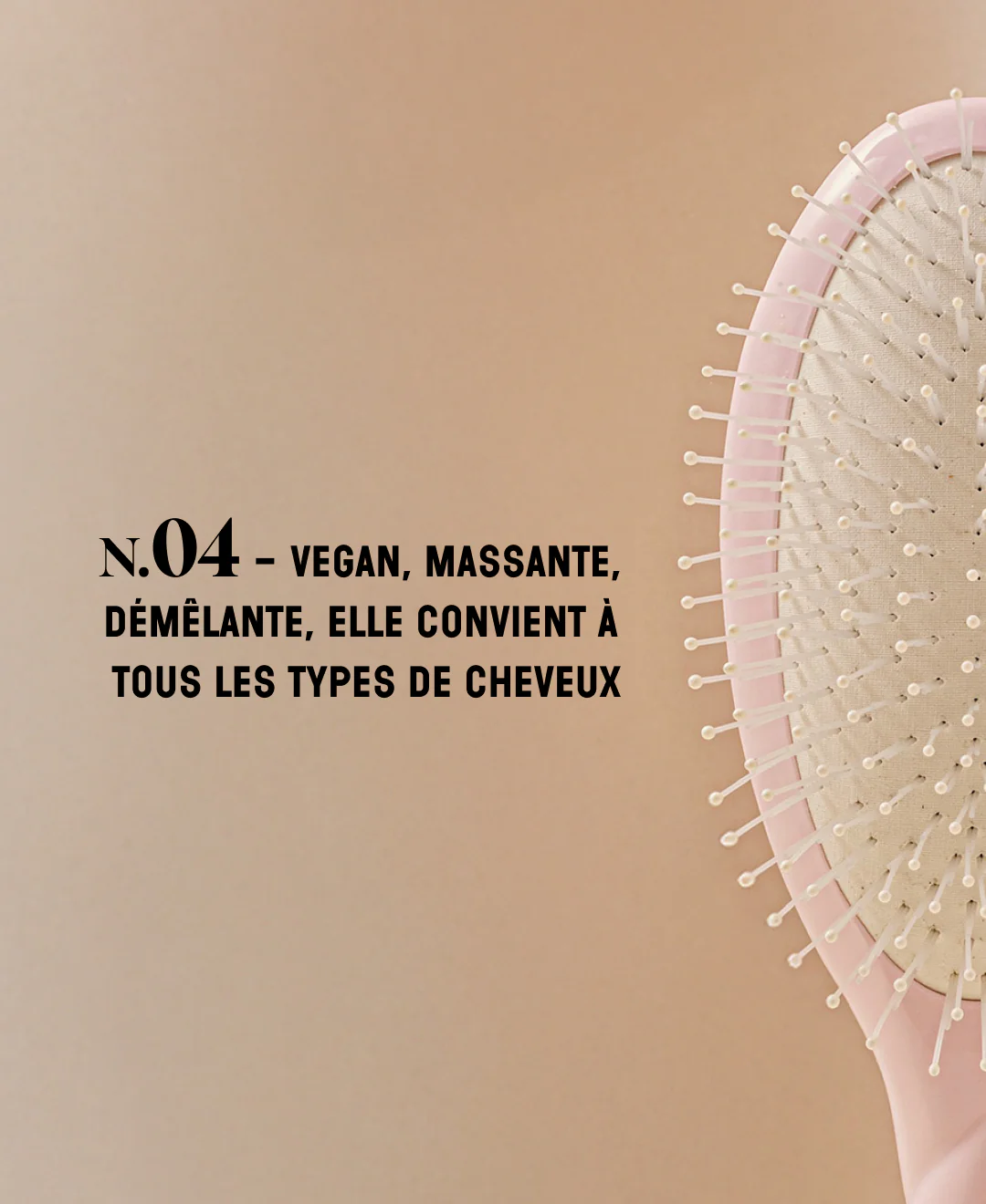 N.04 La Brosse Démêlante & Massante La Miracle Rose Lilas - Image 10