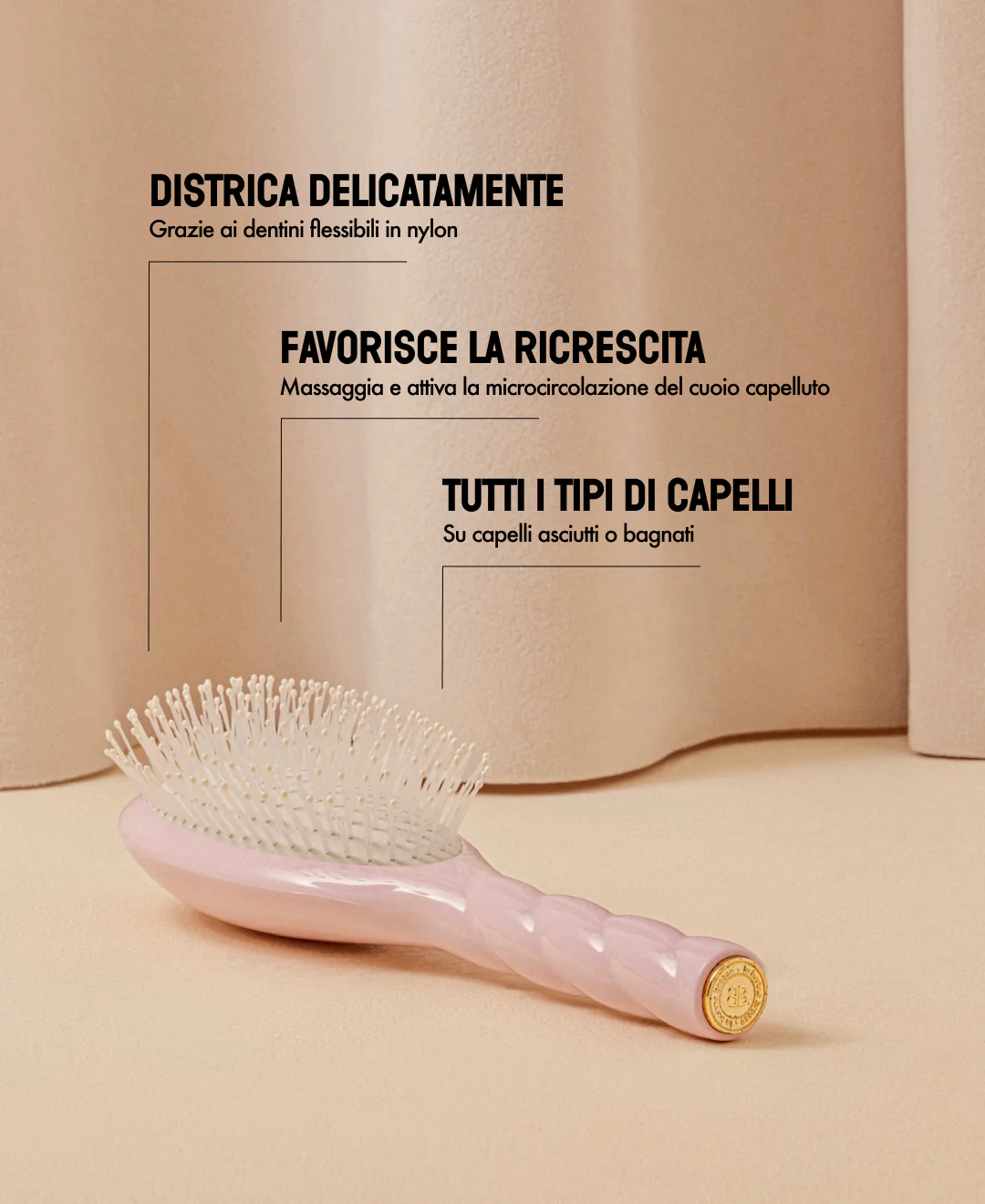 N.04 La Brosse Démêlante & Massante La Miracle Rose Lilas - Image 15