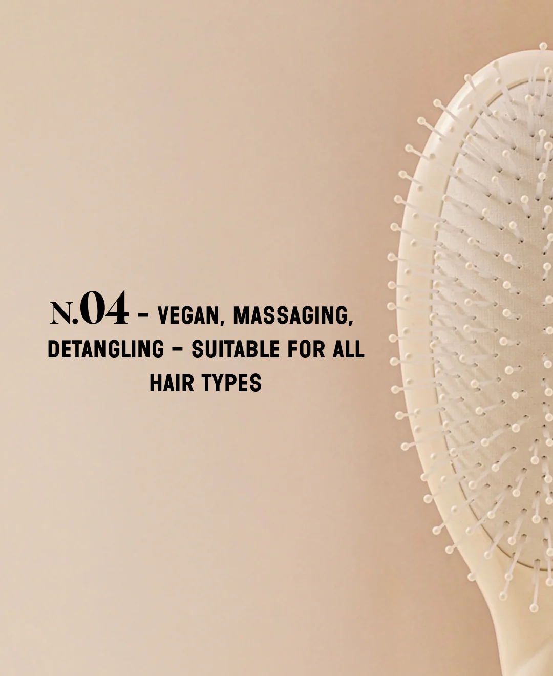 N.04 La Brosse Démêlante & Massante La Miracle Blanc Crème - Image 7