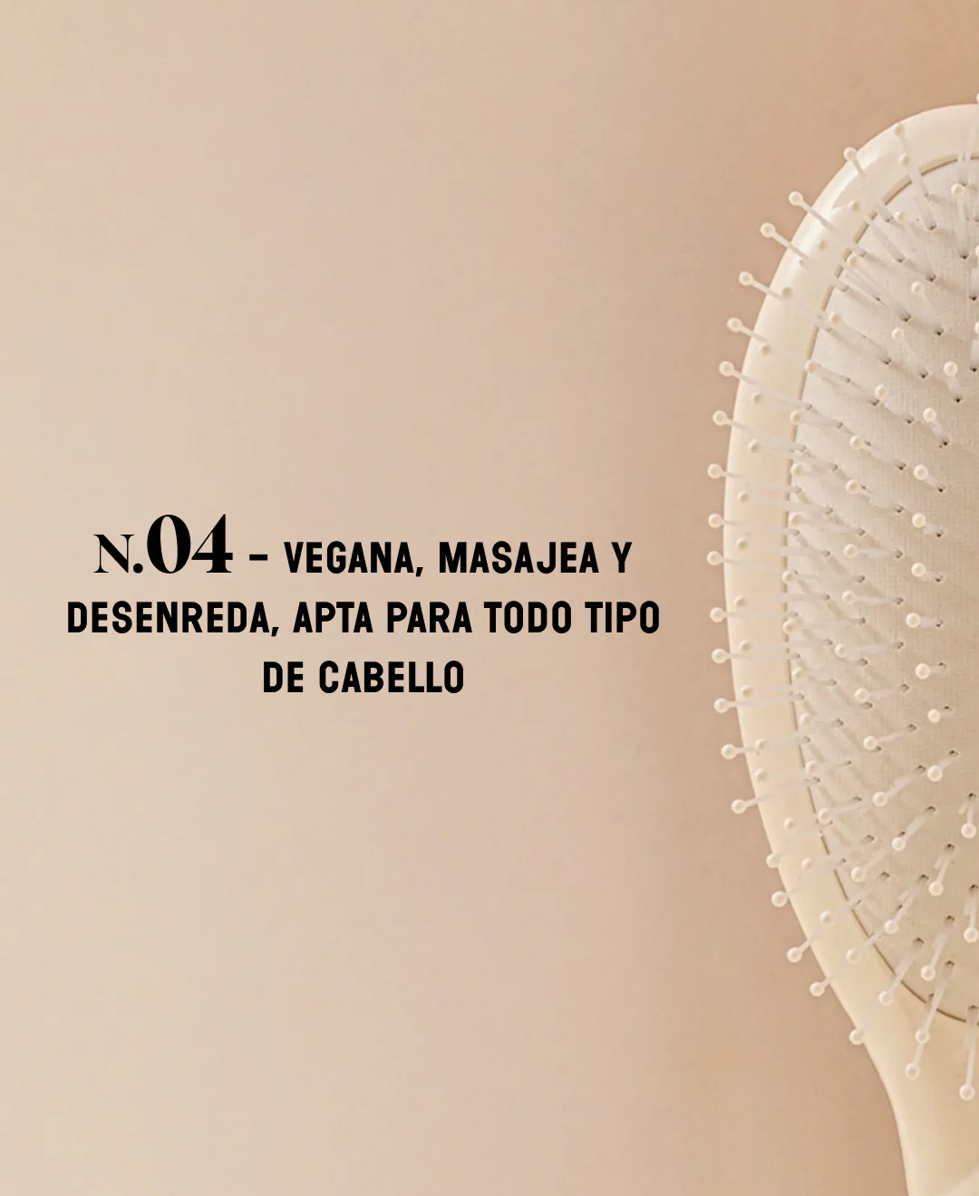 N.04 La Brosse Démêlante & Massante La Miracle Blanc Crème - Image 9