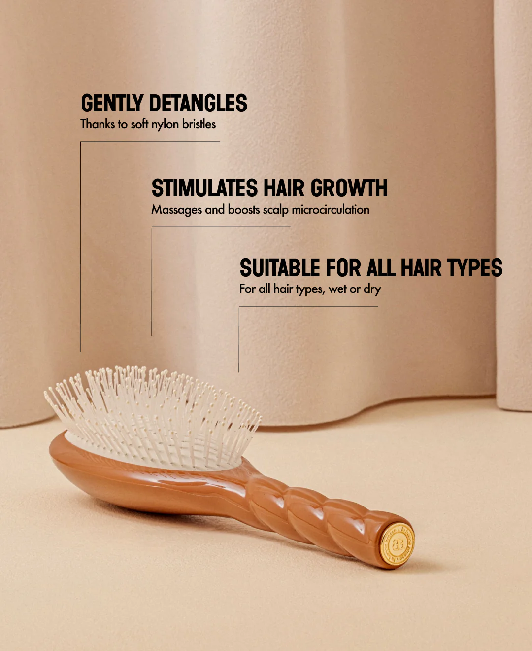 N.04 La Brosse Démêlante & Massante La Miracle Terracotta - Image 13