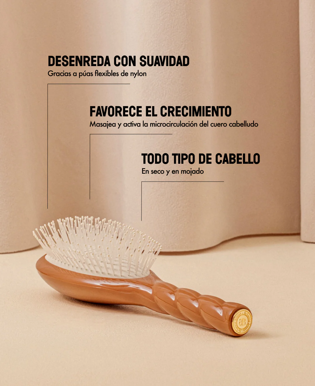 N.04 La Brosse Démêlante & Massante La Miracle Terracotta - Image 14