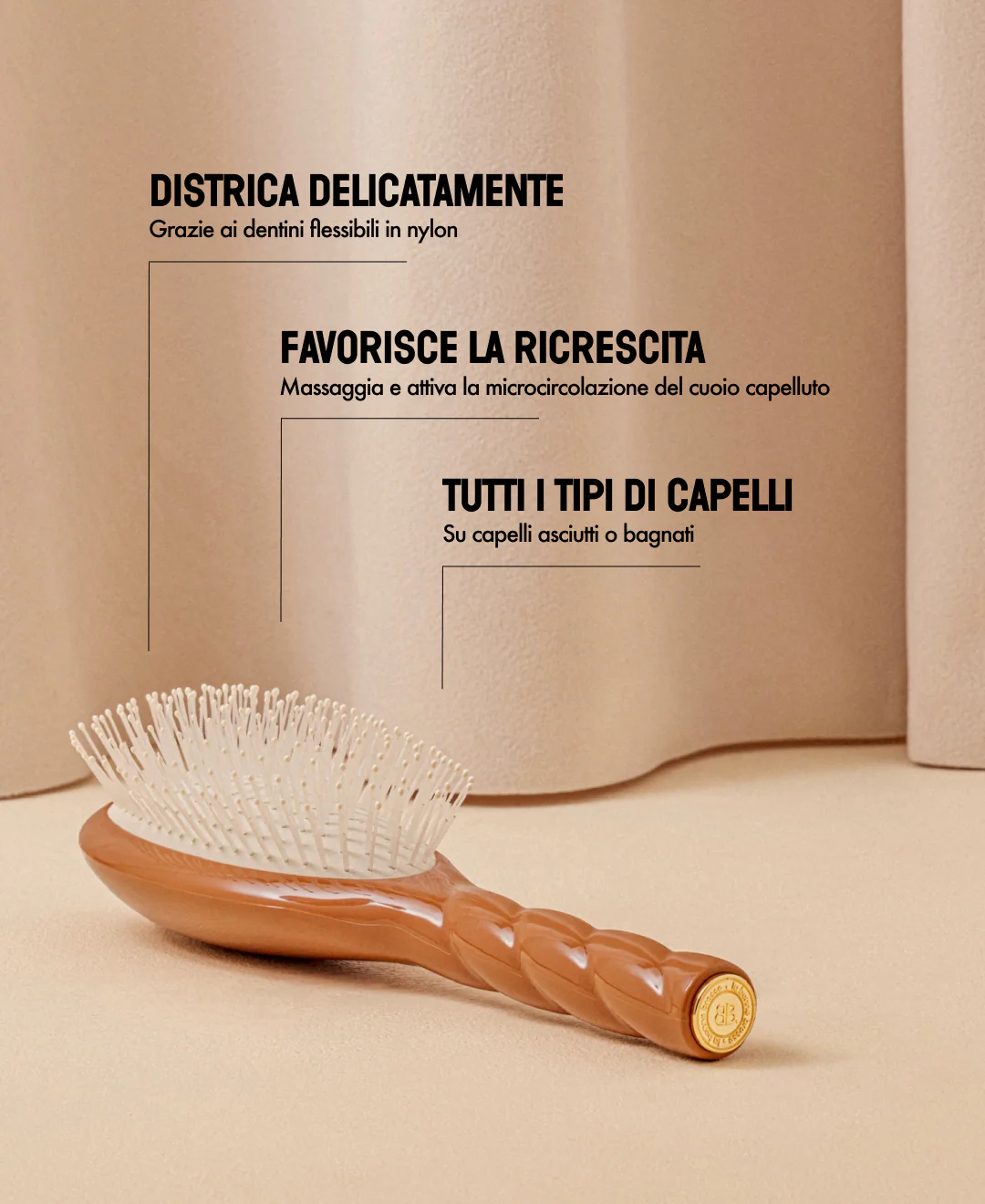 N.04 La Brosse Démêlante & Massante La Miracle Terracotta - Image 15