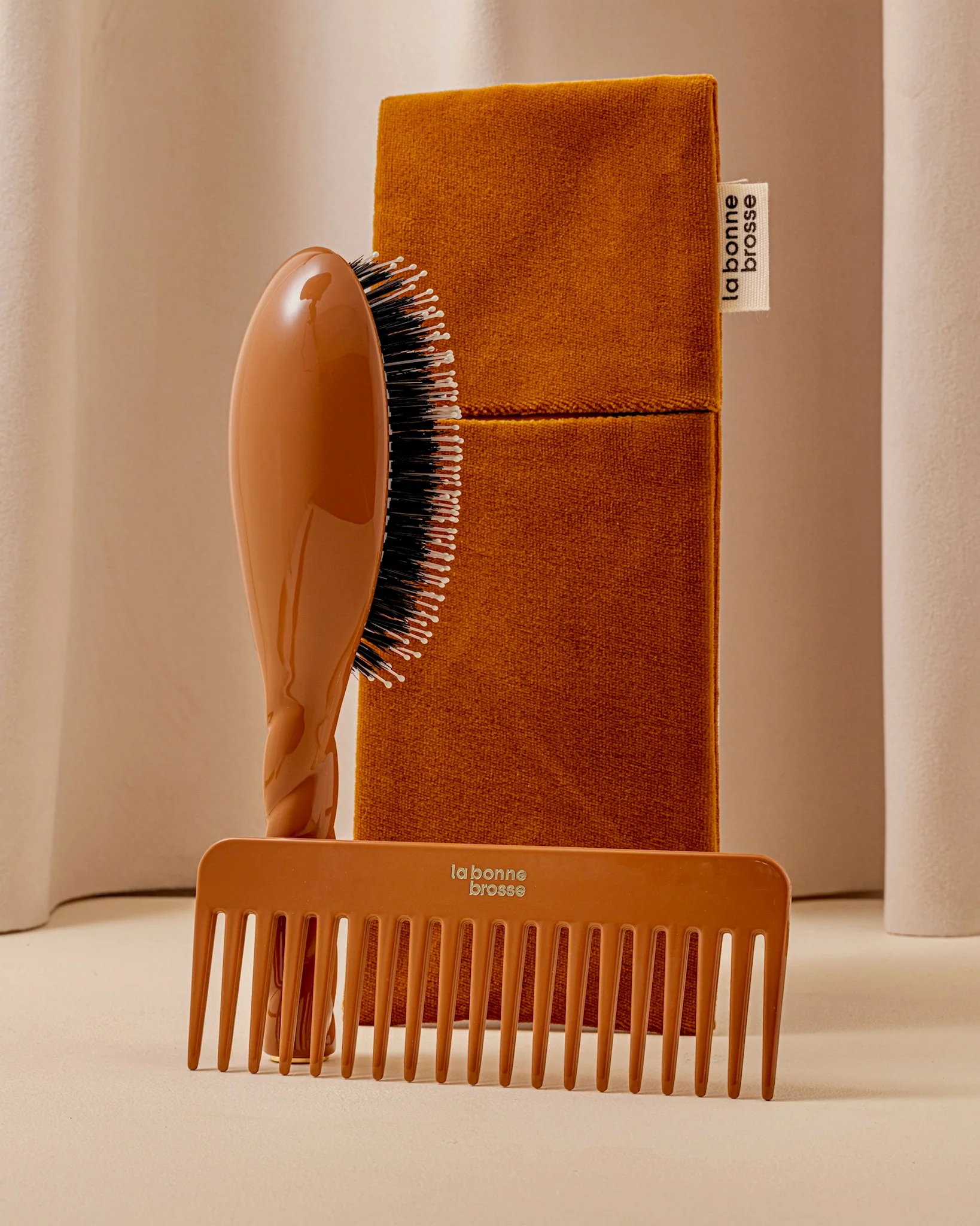 La Pochette "Grande Brosse" Terracotta - Image 3