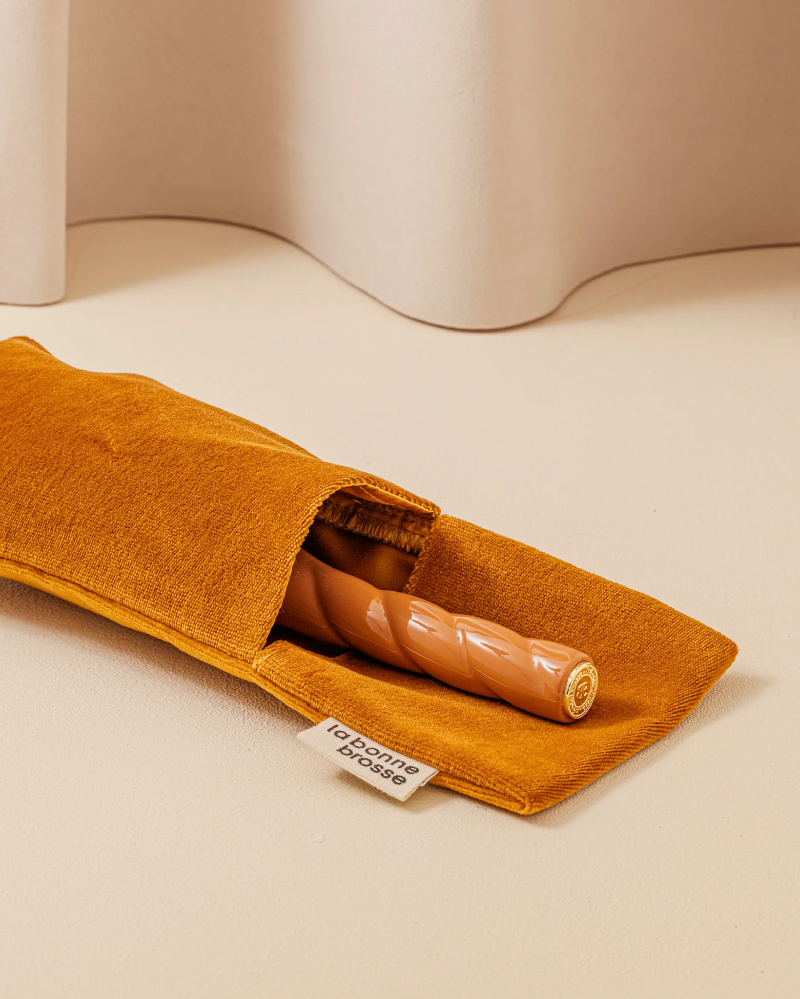La Pochette "Grande Brosse" Terracotta - Image 4